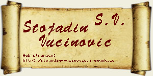 Stojadin Vučinović vizit kartica